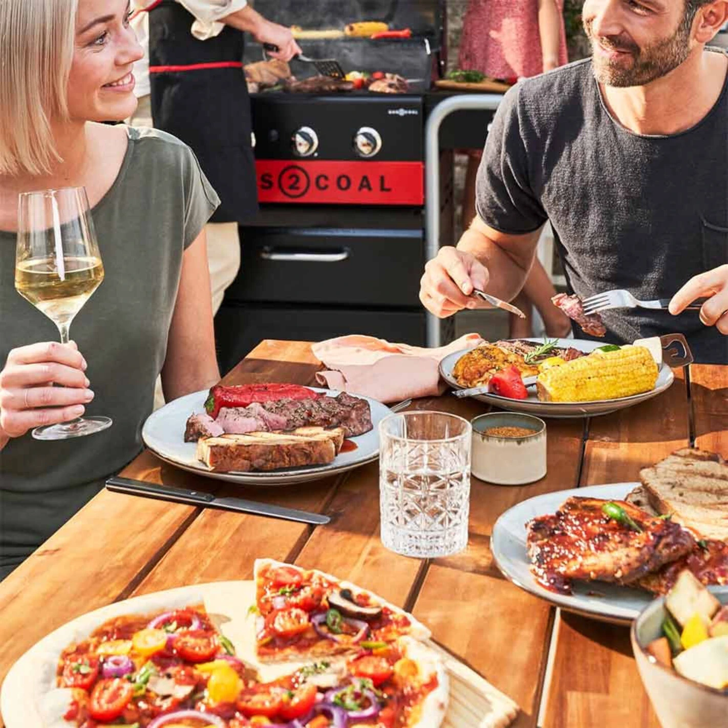 Barbecue Hybride Gaz Et Charbon De Bois Gas2Coal 2.0 330 - Char-Broil – Image 7