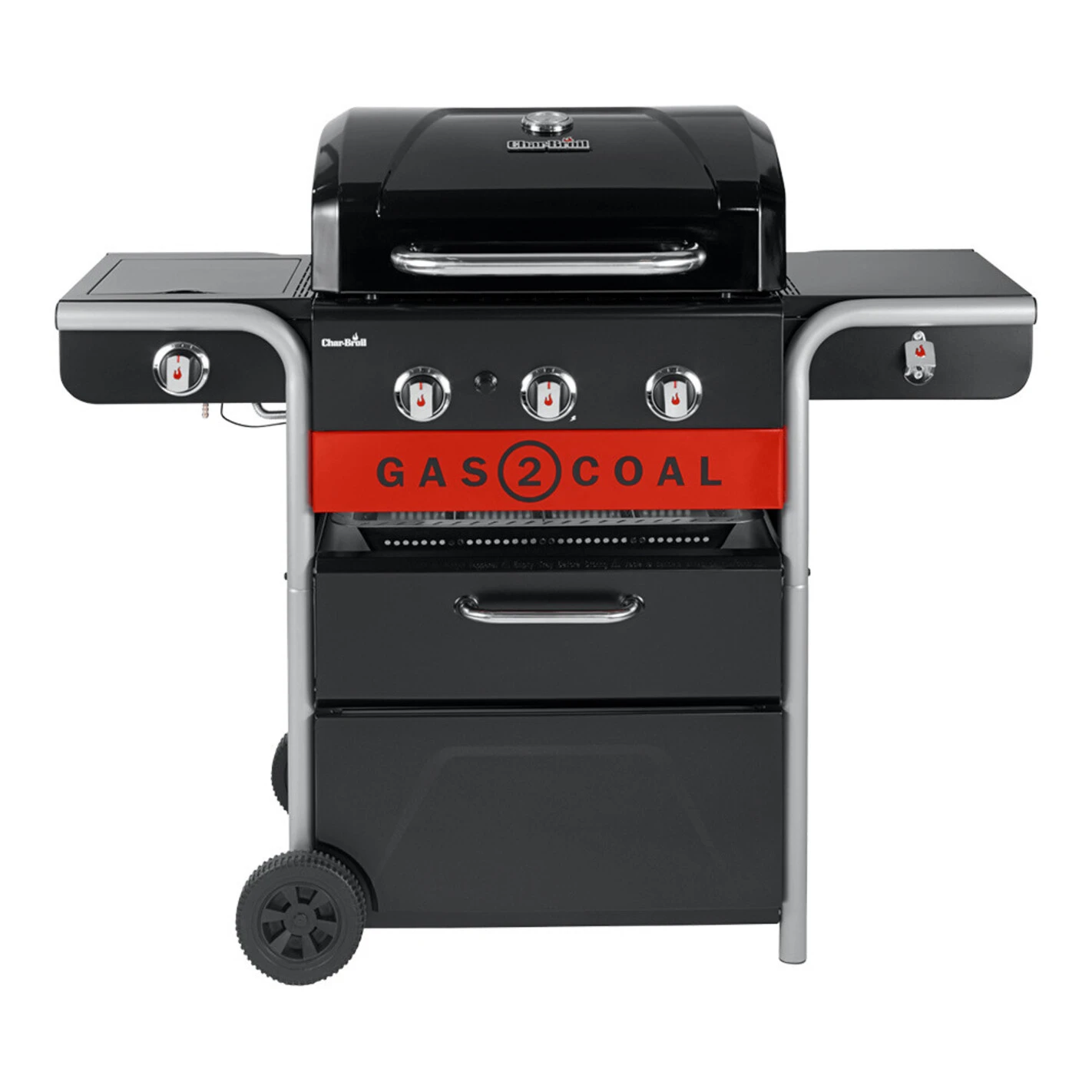 Barbecue Hybride Gaz Et Charbon De Bois Gas2Coal 2.0 330 - Char-Broil