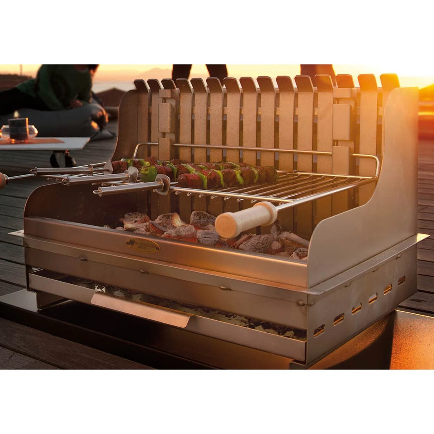 Barbecue Charbon Encastrable Montory Inox Marin - Le Marquier – Image 2