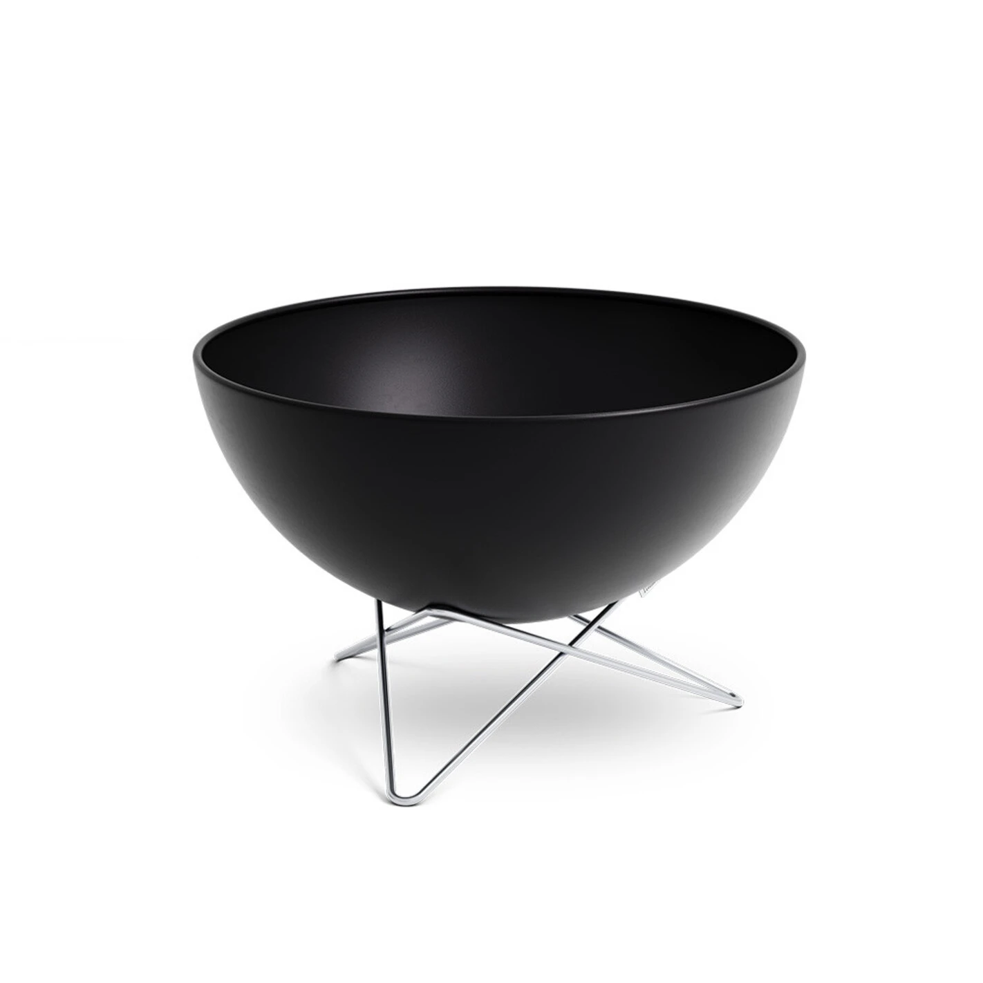 Brasero Rond Acier émaillé Noir Bowl + Pied Bas + Plancha - Höfats – Image 5