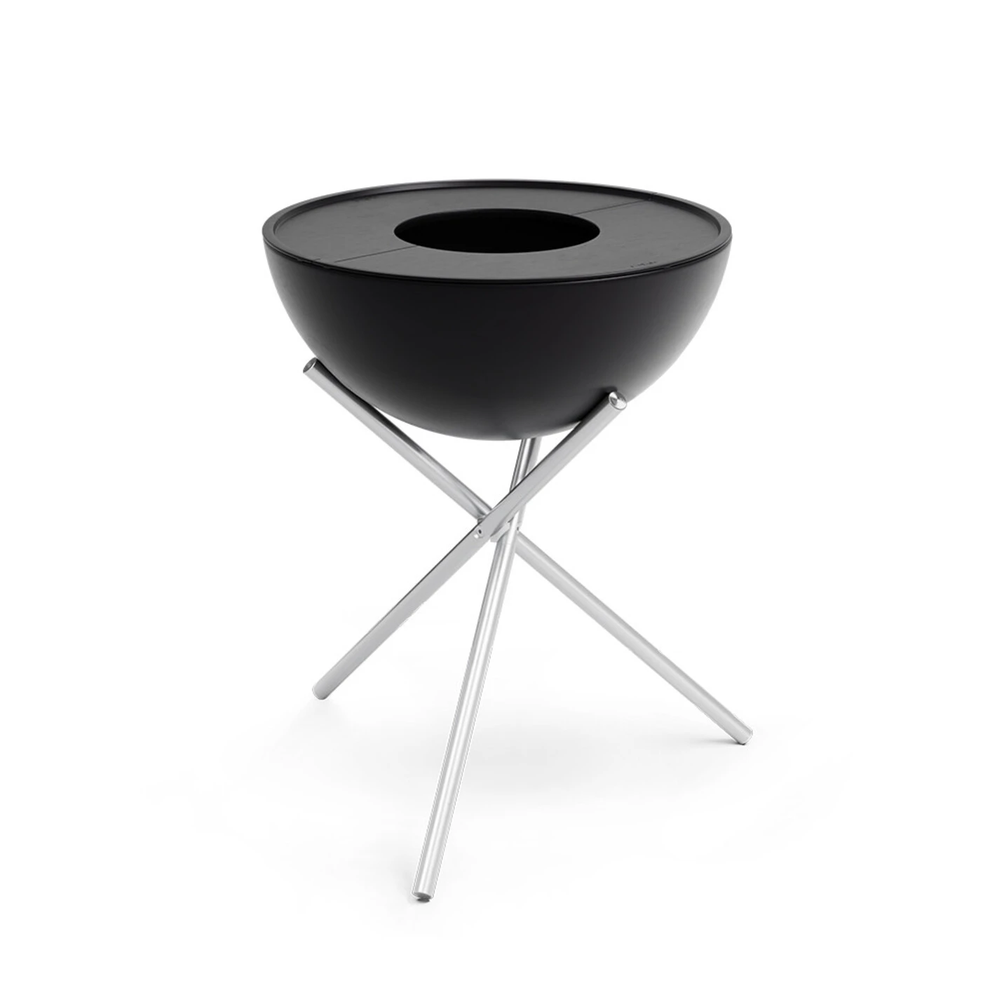 Brasero Rond En Acier émaillé Bowl + Trépied + Plancha - Höfats