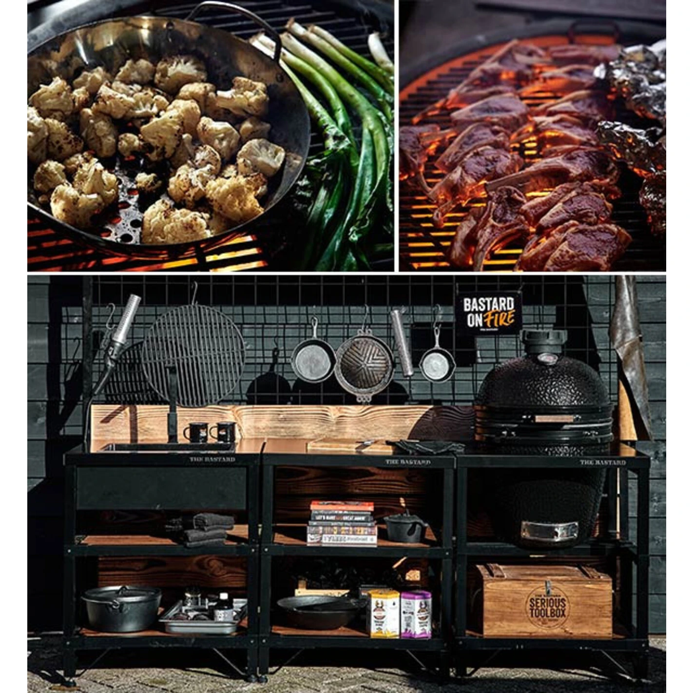 Barbecue Kamado Classic Large à Poser Ø 49 Cm - The Bastard – Image 2