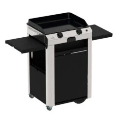Combo Plancha Gaz Fusion 60 Inox Marin 2 Brûleurs Avec Chariot - ENO