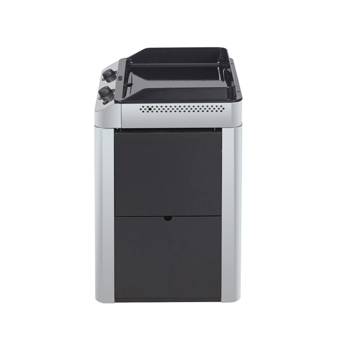 Combo Plancha Gaz Fusion 60 Inox Marin 2 Brûleurs Avec Chariot - ENO – Image 5