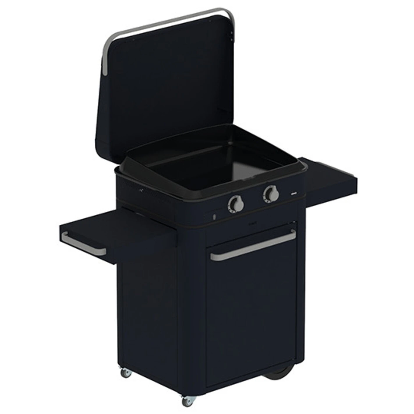 Combo Plancha Gaz Enosign 65 Bleu (Chariot Et Capot) - ENO* – Image 2