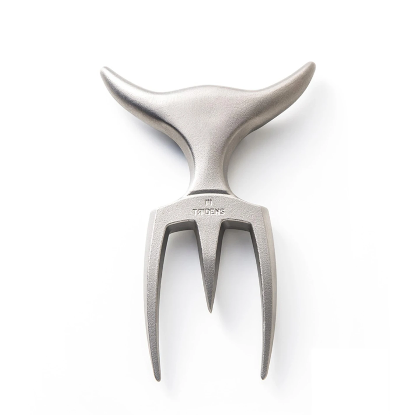 Fourchette à Viande Inox Brut + Support - Tridens – Image 2