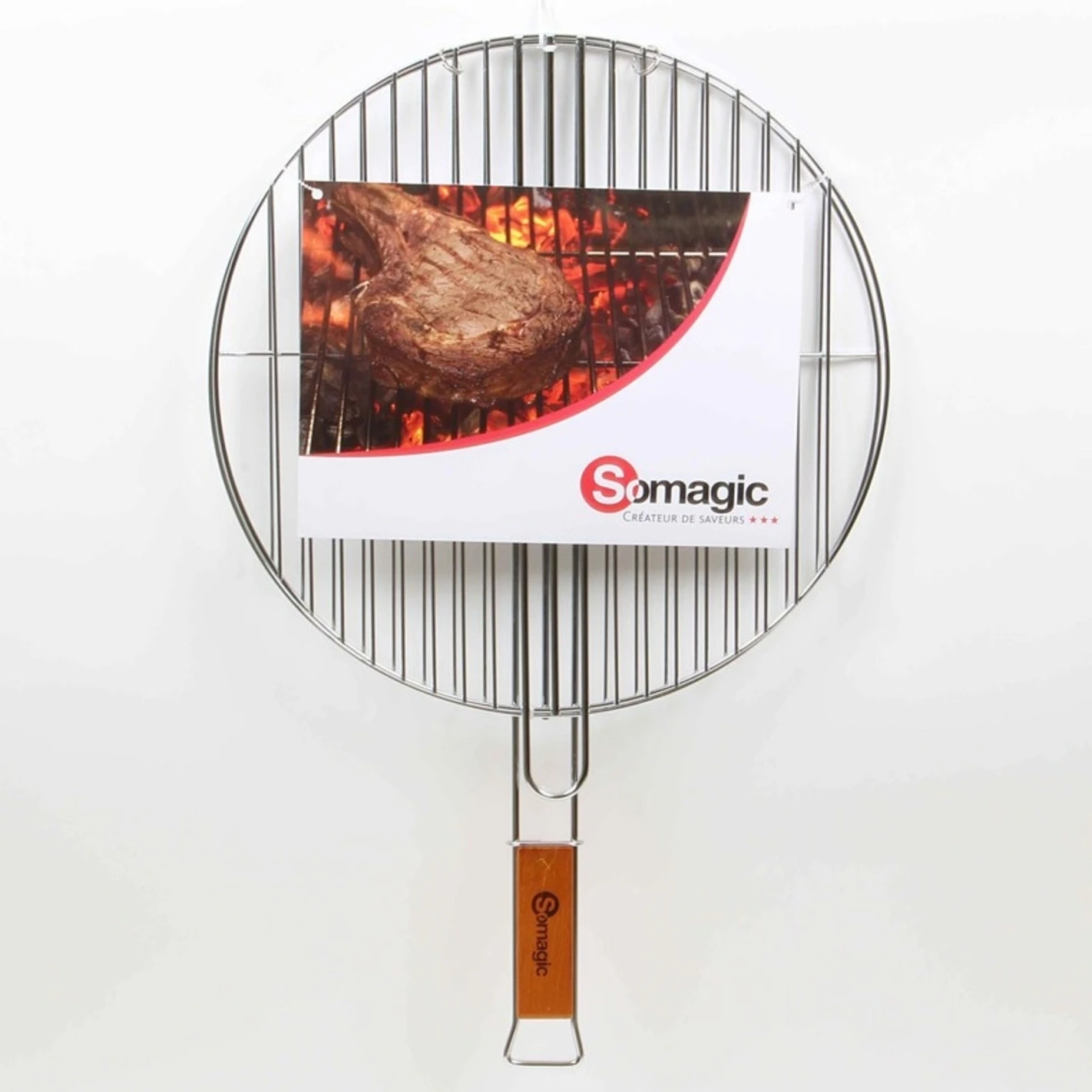 Grille Double Pour Barbecue Ø42cm - Somagic