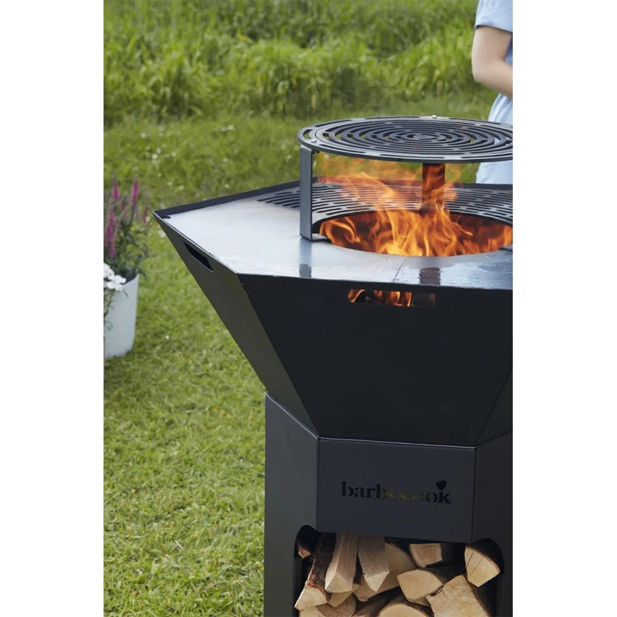 Support Et Grille Dynamic Centre Pour Brasero Nestor - Barbecook – Image 2