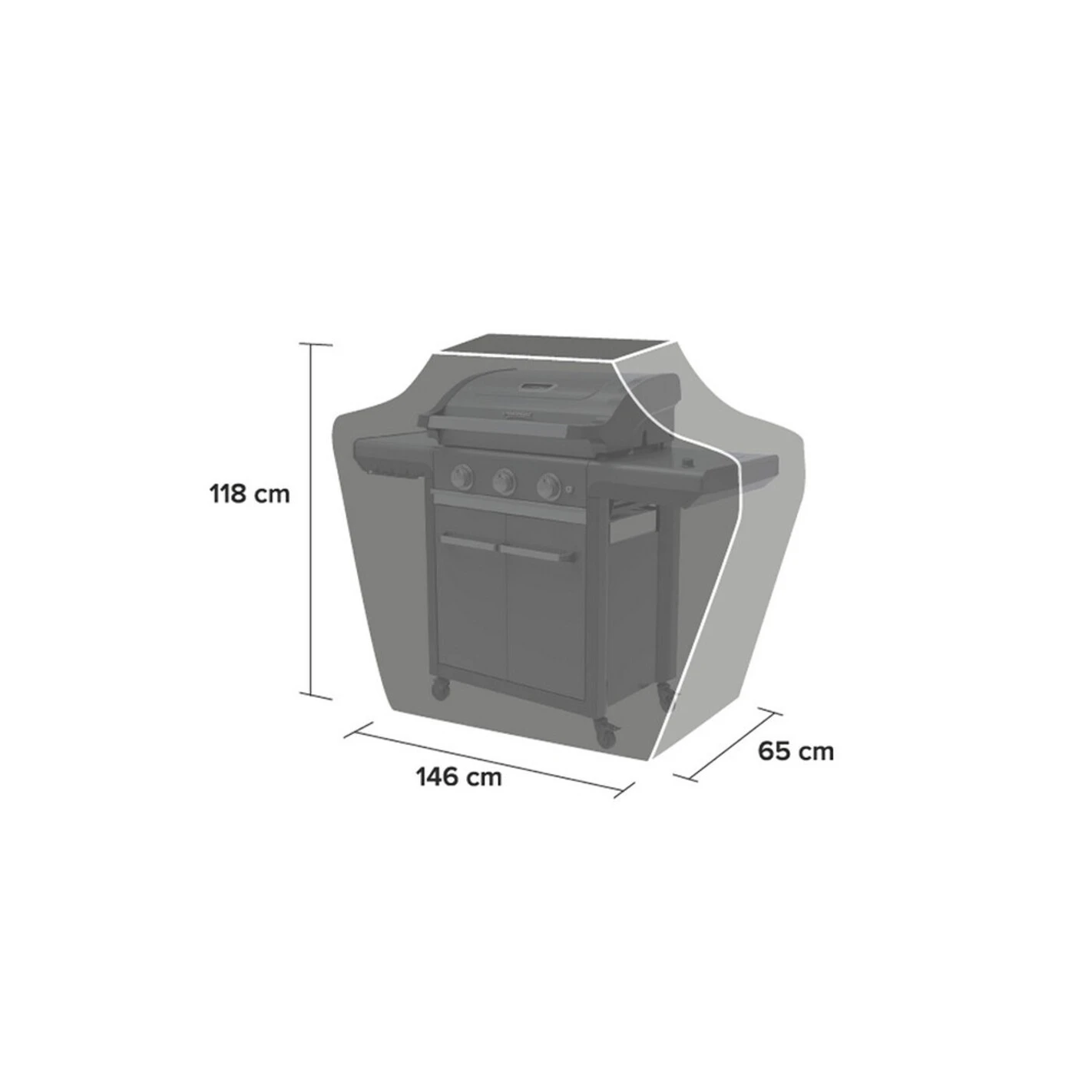 Housse Barbecue L 3 Series Et Select 4 - Campingaz – Image 2