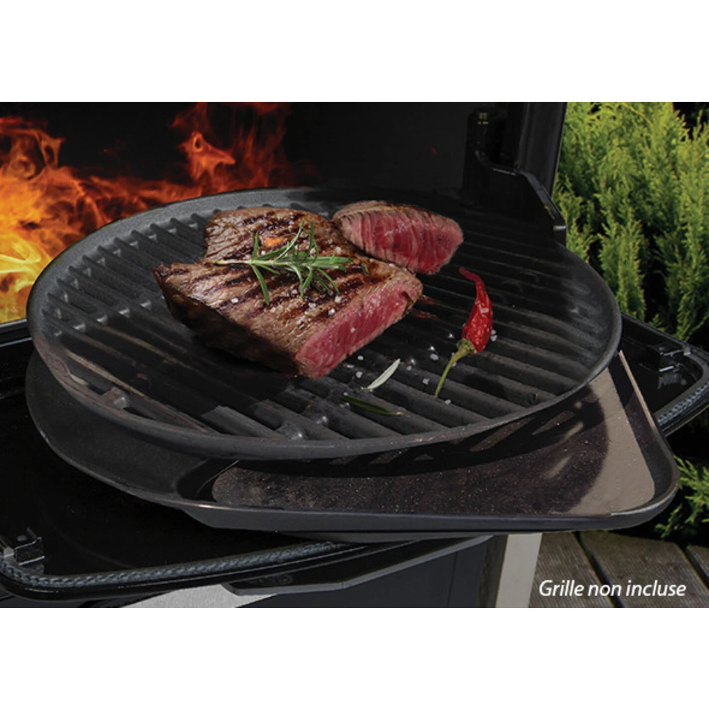 Lèchefrite En Fonte émaillée Pour Four à Bois - Le Gooker – Image 2