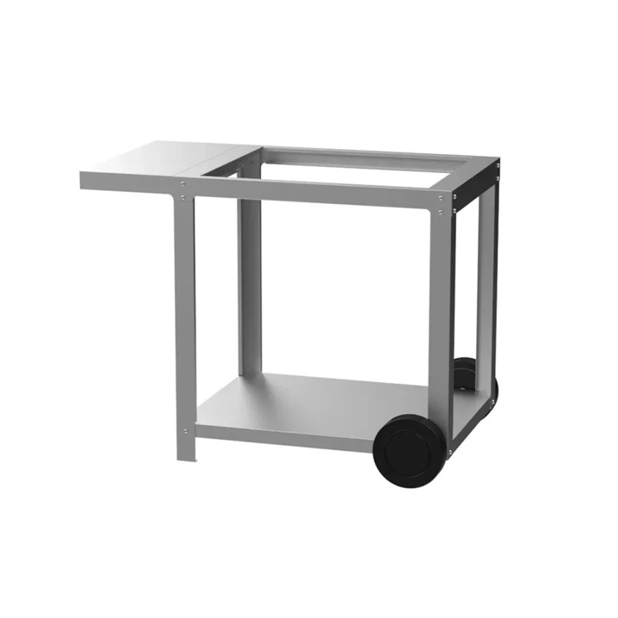 Barbecue Charbon Mendy Inox Marin + Chariot Inox + Tournebroche - Le Marquier – Image 3