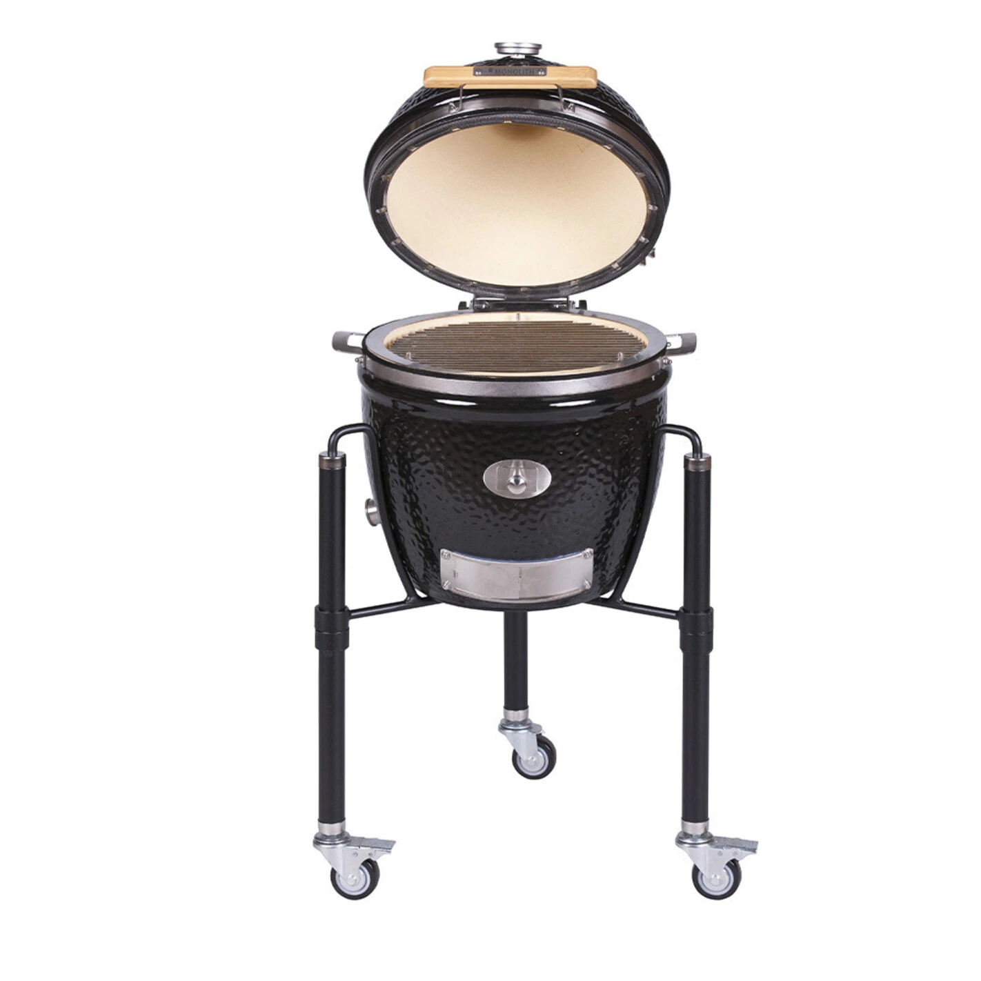 Barbecue Kamado JUNIOR Pro 2.0 Noir + Chariot - Monolith* – Image 2