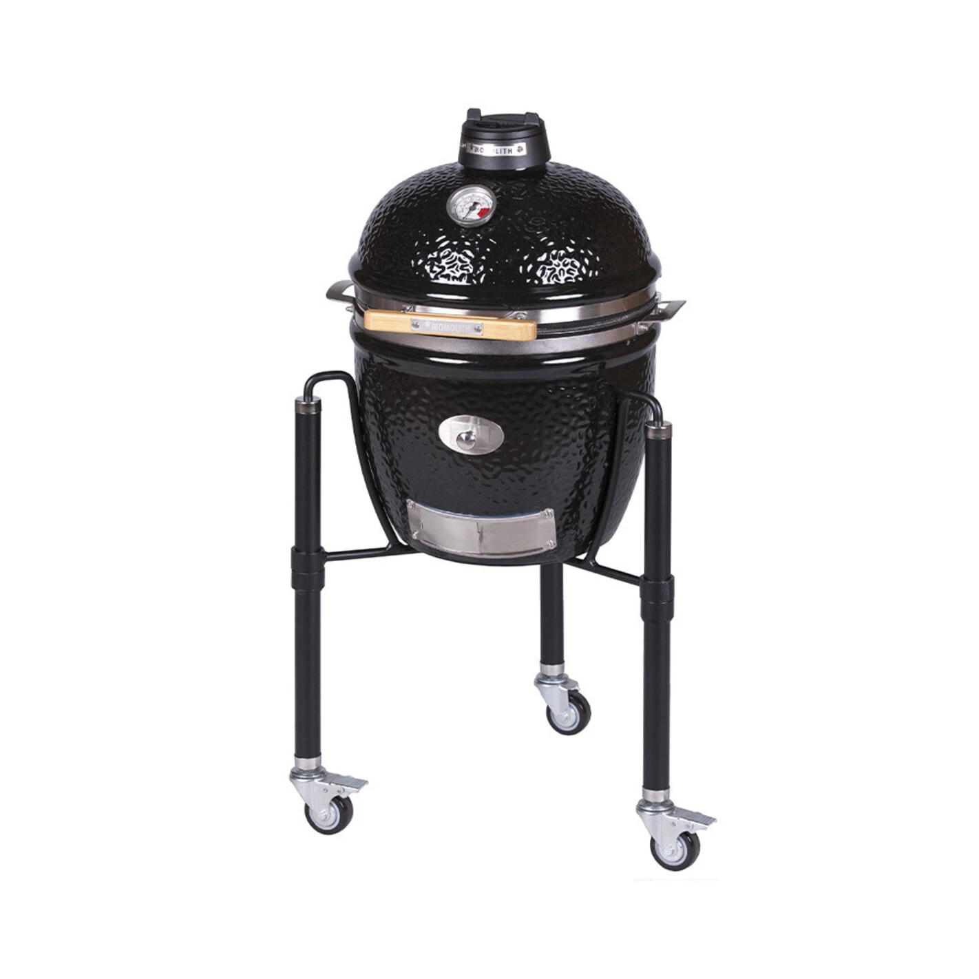 Barbecue Kamado JUNIOR Pro 2.0 Noir + Chariot - Monolith* – Image 3
