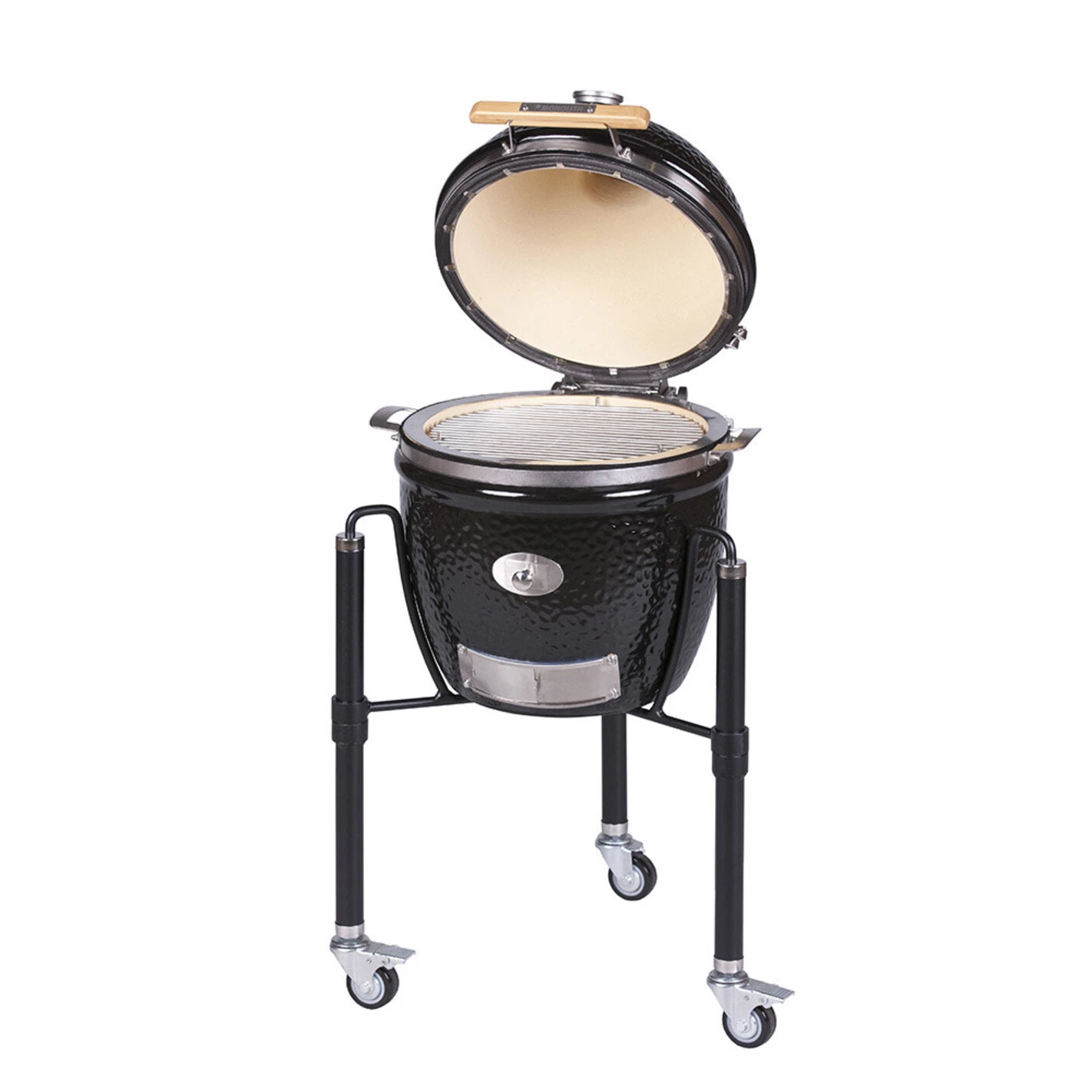 Barbecue Kamado JUNIOR Pro 2.0 Noir + Chariot - Monolith* – Image 4