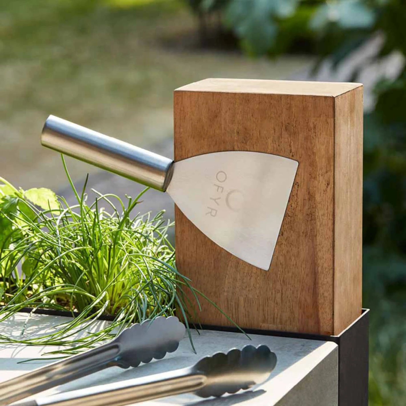 Brasero Plancha Island Corten PRO 100 Bois De Teck + Housse - Ofyr – Image 7