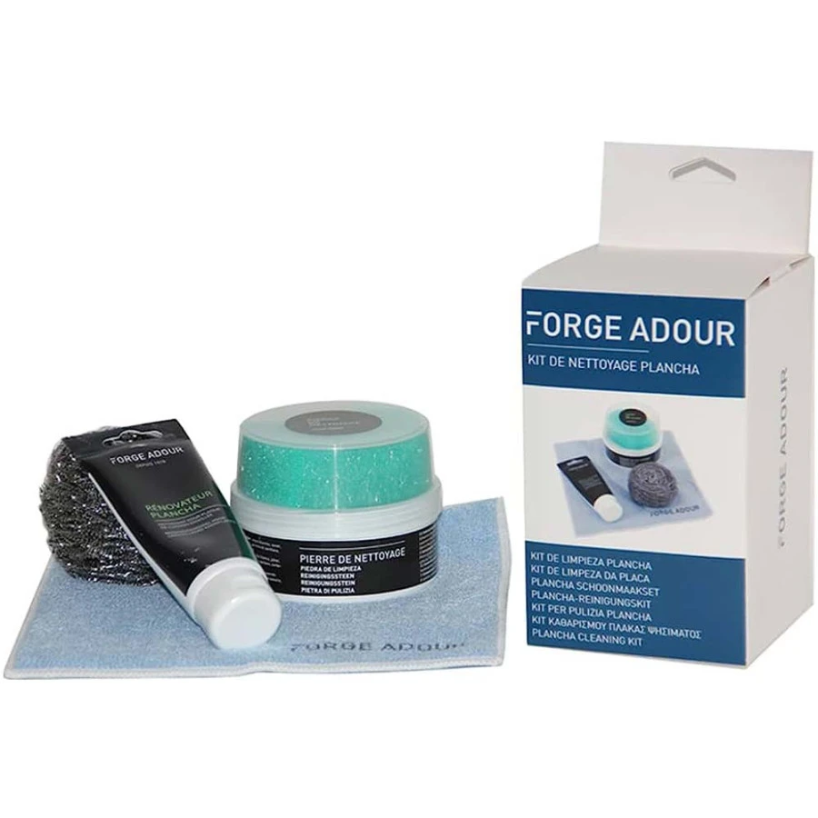 PACK Combo Plancha Gaz Modern 60 Acier Gris / Noir + Chariot + Kit De Nettoyage - Forge Adour – Image 5