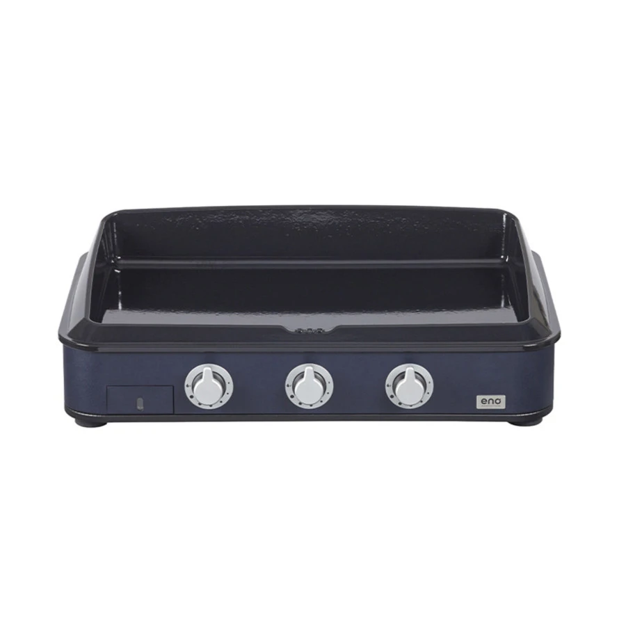 Pack Plancha Gaz Enosign 80 Bleu Navy + Chariot - ENO – Image 2