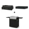 Pack Plancha Gaz Modern 60 Noir - Forge Adour