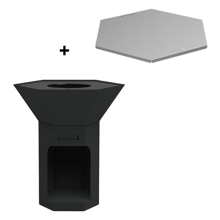 Pack Nestor Original Noir + Couvercle De Protection - Barbecook