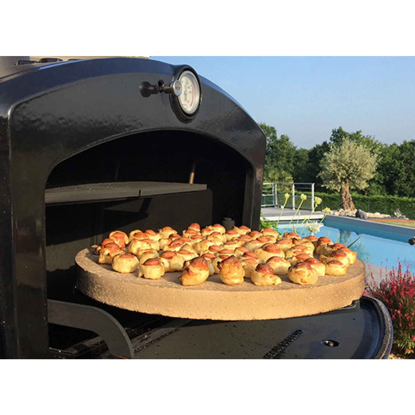 Pierre De Cuisson Pour Pizzas Et Tartes Au Feu De Bois - Le Gooker – Image 2