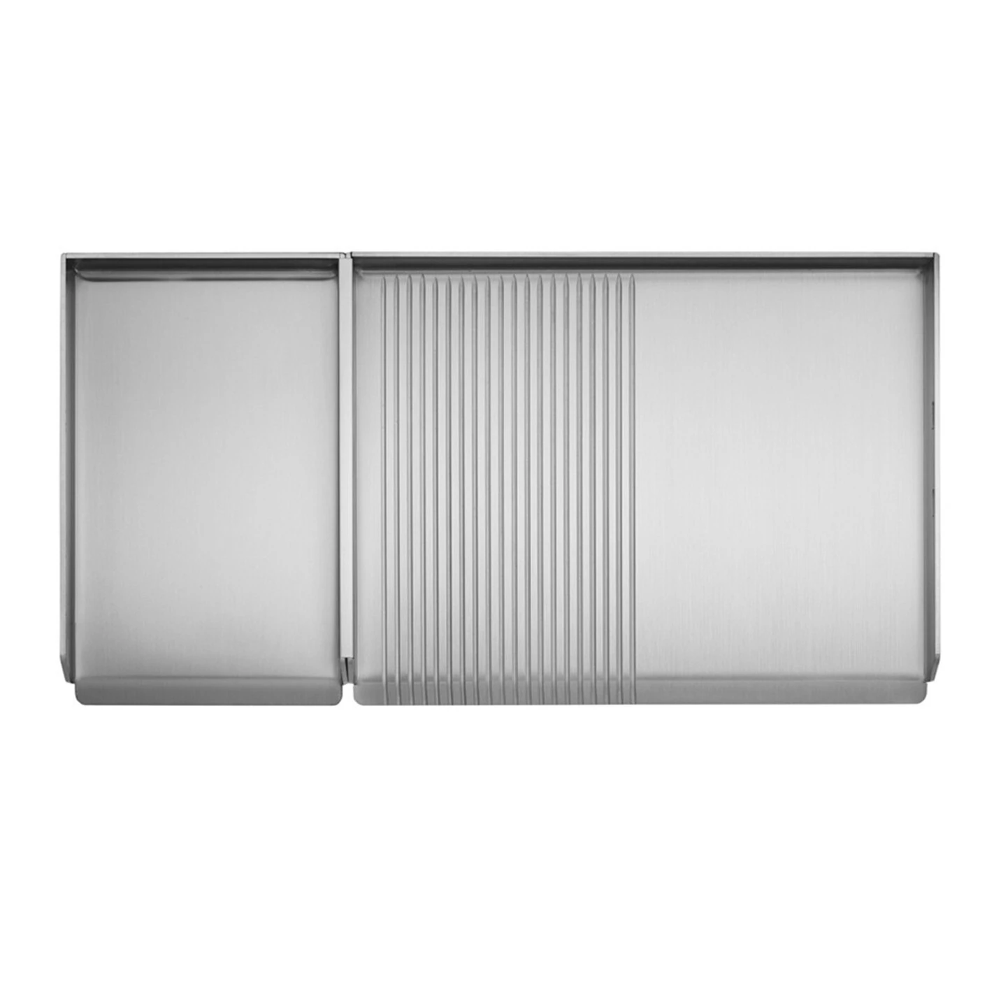 Plancha Gaz Encastrable Oasi 80 Mix Lisse Rainurée - Planet – Image 3