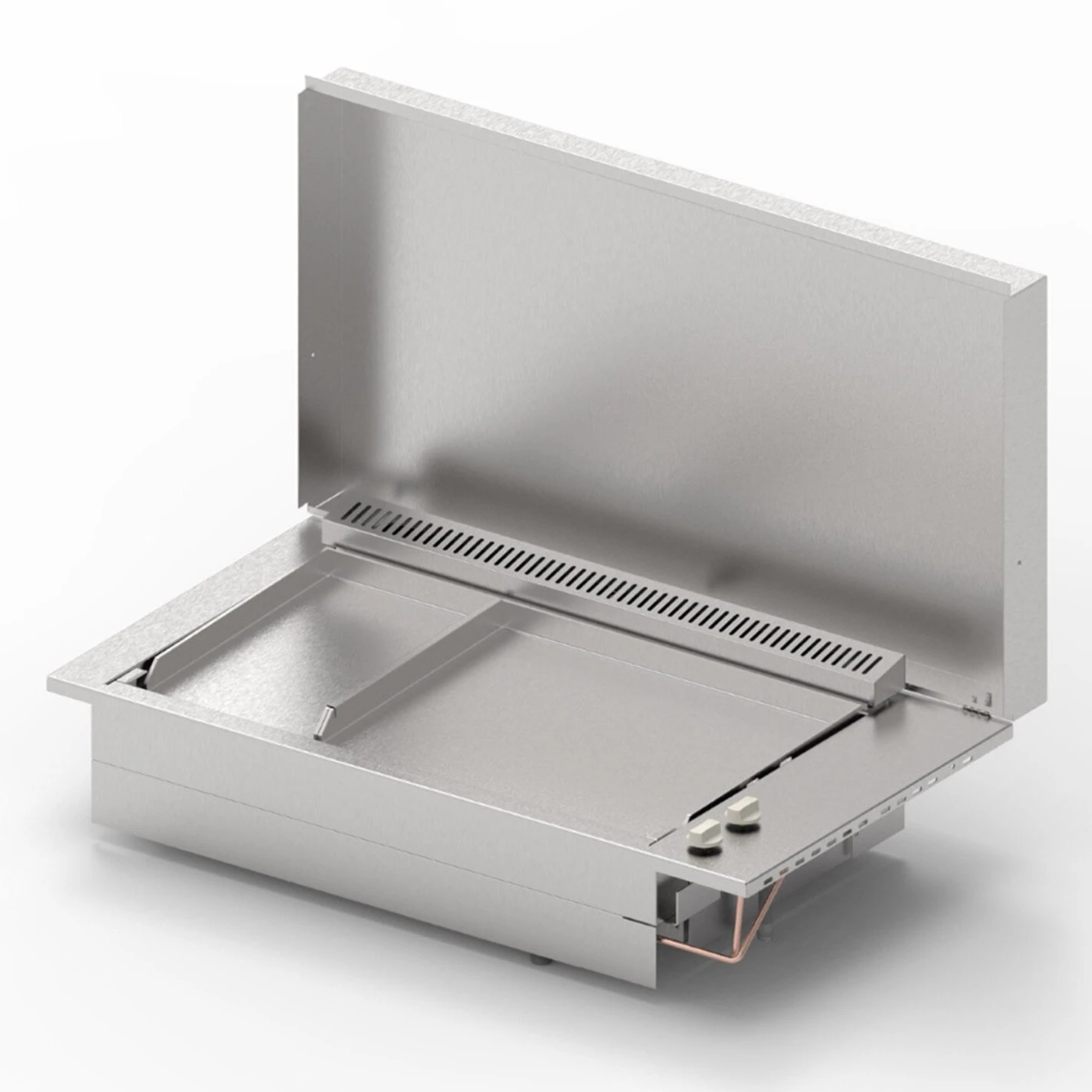 Plancha Gaz Lisse Encastrable Oasi 80 Mix - Planet