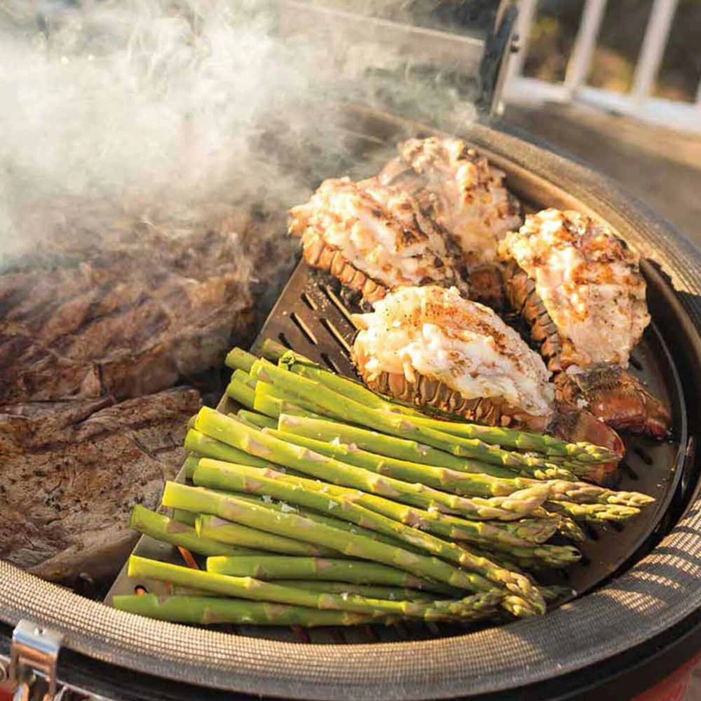 Kamado Joe Plaque Demi Lune Inox Kamado Classic Joe – Image 2