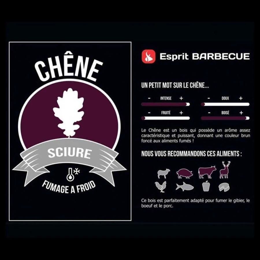 Sciure De Fumage Chêne 15 Kg - Esprit Barbecue – Image 2