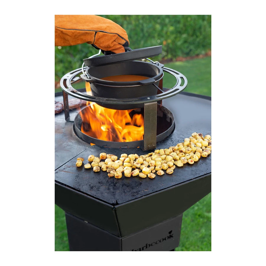 Support Wok Et Cocotte Dynamic Center Pour Brasero Nestor - Barbecook – Image 2