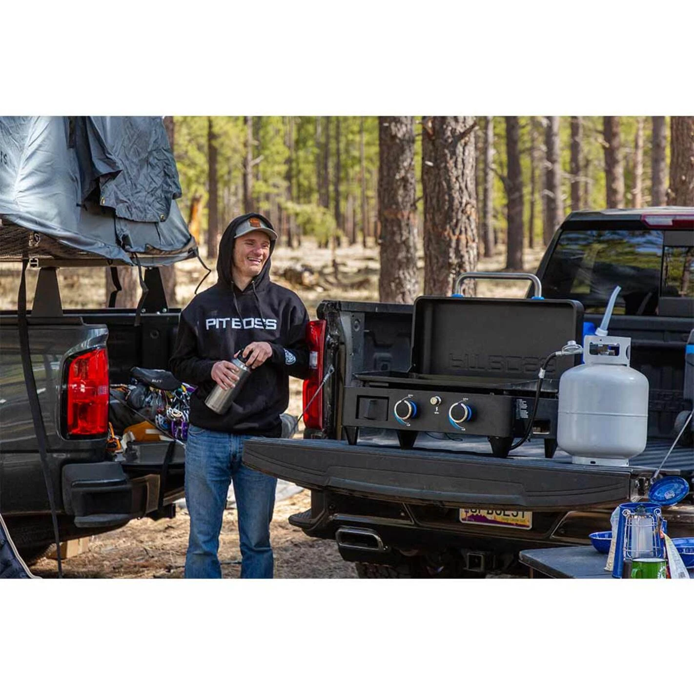 Plancha Gaz Ultimate 2 Brûleurs + Chariot - Pit Boss* – Image 4